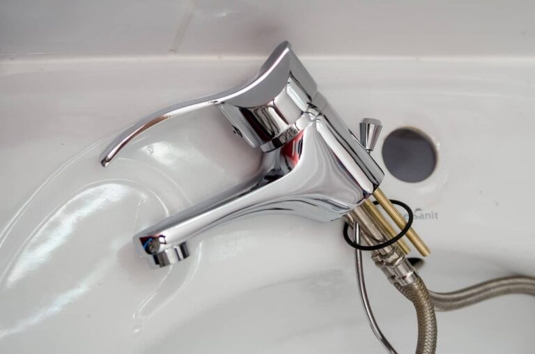 A faucet that needs to be changed