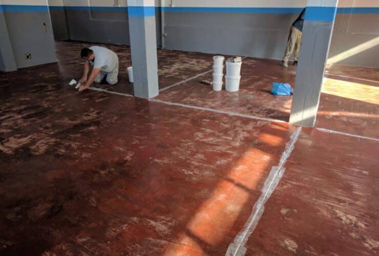 Epoxy Floor Damage