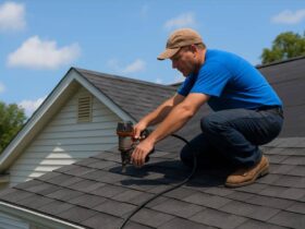 New roof replacement increasing home value and curb appeal over 10 years
